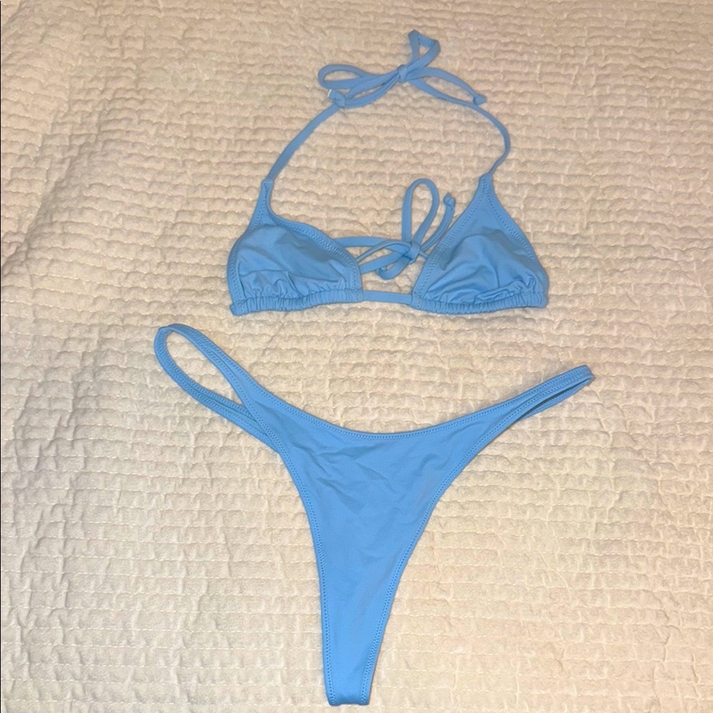SKIMS light blue bikini set